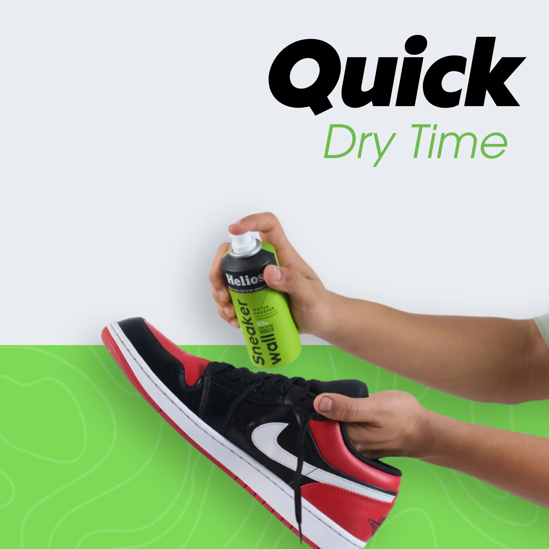 Helios Sneaker Wall Protect Spray | Water & Stain Barrier for Shoes | Shoe Water Proofer Spray | Available in 100 ml & 150 ml Sizes - Image 4