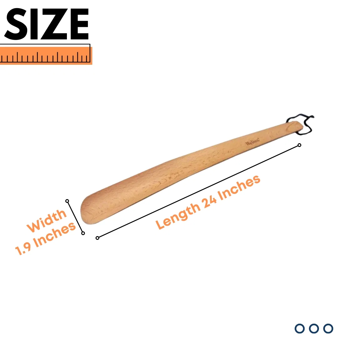Helios Handmade Shoe Horn 24 Inch - Image 3